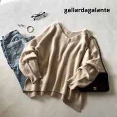 c72 ガリャルダガランテ ラクーン100 Vネック ニットプルオーバー