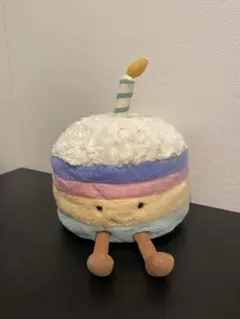 最安値‼️ジェリーキャット　ぬいぐるみ　ケーキ　バースデー　レインボー　誕生日のサムネイル