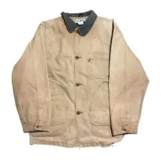 80s USA製 L.L.Bean ベージュ M相当 ハンティングジャケット