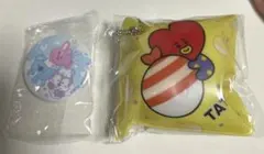 くら寿司 BT21 クッションチャーム 缶バッジ　COOKY KOYA MANG