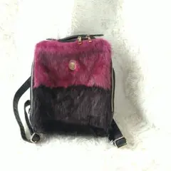 新品未使用　MADAM MINA マダムミーナ　ファー　リュック