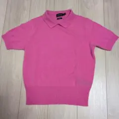 POLO RALPH LAUREN カシミヤ 半袖セーター S ピンク