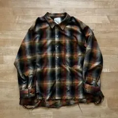 ancellm 24AW]R/C CHECK CRASH LS SHIRT - メルカリ