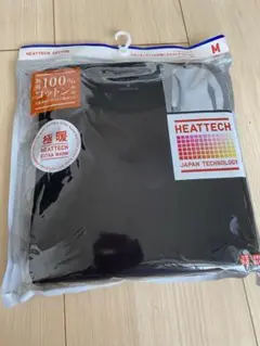 ユニクロ　HEATTECH ブラック Mサイズ 100%コットン