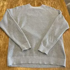 無印　今期ワッフルセーター　Mメンズ