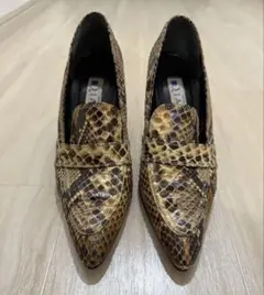 DIANA 蛇革 パンプス 23cm ビンテージ ハイヒール