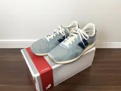 New Balance レトロスニーカー グレー/ネイビー