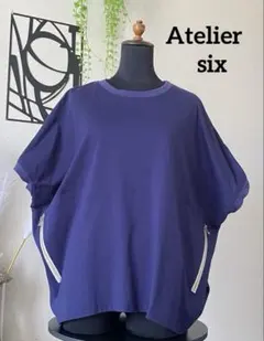 セモアATELIER SIX ドルマンスリーブ　コクーンシルエット　サイドジップのサムネイル