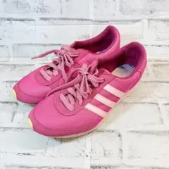 adidas アディダス カジュアルスニーカー スリーストライプス ピンク