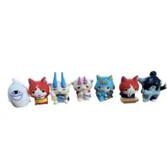 妖怪ウォッチ 指人形 ソフビ 7個セット コレクション フィギュア