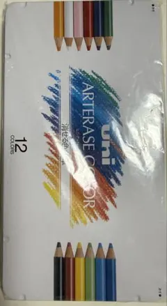 セール三菱鉛筆 uni 消せる色鉛筆 12色セットのサムネイル
