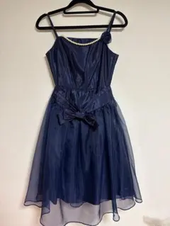 【極美品】レッセパッセ 4WAY チュール付ワンピース ドレス 36 ネイビー