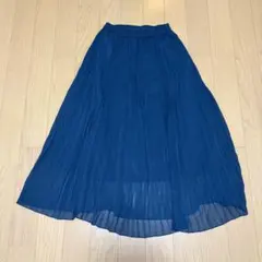 新品未使用 GU プリーツスカート Mサイズ ダークグリーン