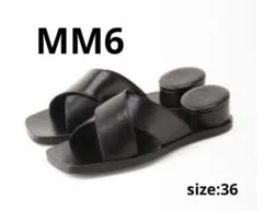 MM6 レディース サンダル ブラック サイズ23cmのサムネイル