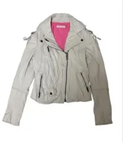 ホワイトライダースジャケット 平成 y2k グランジ