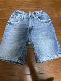H&M キッズ デニムハーフパンツ 110cm スリムフィット