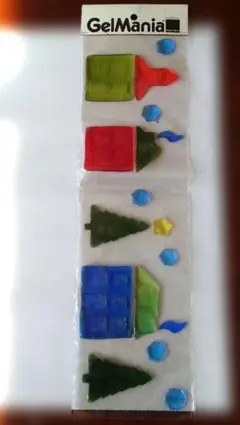 GelMania クリスマスデコレーションシール　〈窓ガラス用〉