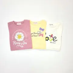 子供服 女の子 110cm 長袖 Tシャツ まとめ売り 新品 YFN36