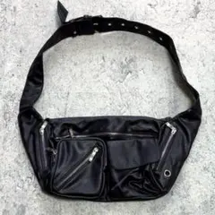 00s archive Leather shoulder bag y2k pup