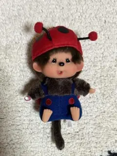 モンチッチ　ぬいぐるみ　てんとう虫のサムネイル