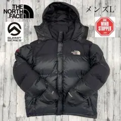 ノースフェイス サミットシリーズ 700フィル ダウンジャケット L 黒 メンズ 90s THE NORTH FACE Nuptse Summit Jacket 黒 L ノースフェイス