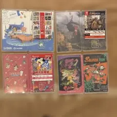 空箱のみSwitch ゲームソフト ケース 4点セット（ソフトなし）