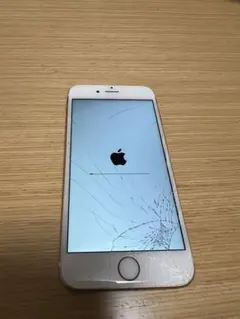 iPhone6s ゴールド 画面割れ　ジャンク品