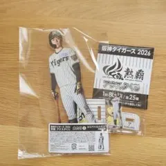 阪神タイガース 中野拓夢選手 アクスタくじ2026熱覇 - メルカリ