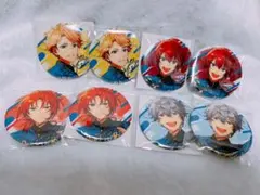 あんさんぶるスターズ！！　あんスタ 缶バッジ 朱桜司、月永レオ、瀬名泉、鳴上嵐