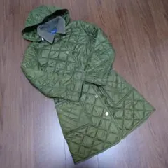 お*ろ様 ラルフローレン　キルティングコート　カーキ　140