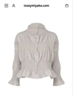 me ISSEY MIYAKE 2026 SHRINK STRIPEライトグレーのサムネイル