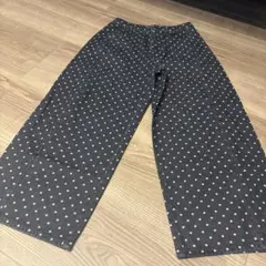 ヘザー Heather ドットデニムワイド Mサイズ
