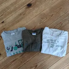 110センチ　長袖Tシャツ2枚、七分袖1枚セット