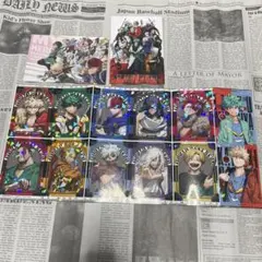 僕のヒーローアカデミア ホロカード 12枚セット＋ポストカードセット