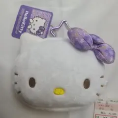 Hello Kitty フェイスポーチ カラビナ付き 新品・未使用