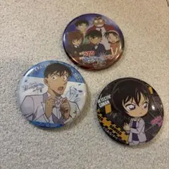 少年探偵団　佐藤美和子　高木渉　名探偵コナン　缶バッチ