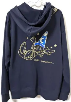 東京ディズニーリゾート ミッキー パーカー LL ネイビー ユニセックス