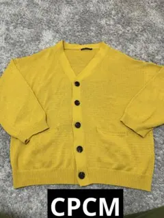 CPCM カーディガン　マスタード