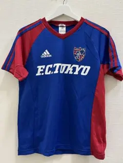 古着 adidas FC東京 ユニフォーム ブルー レッドのサムネイル