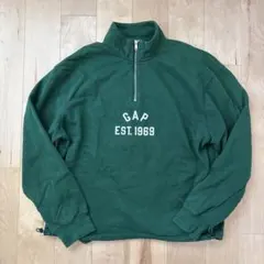 2026年冬購入 GAP ダークグリーン トレーナー M