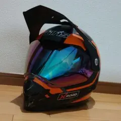 WINS X-ROAD ヘルメット サイズL マットブラック オレンジ - メルカリ