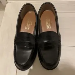 【美品‼️サイズ22‼️】HARVAR 黒ローファー/キッズ/革靴/冠婚葬祭/卒業式