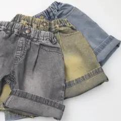 daddy oh daddy デニム6分丈ハーフパンツ v37100