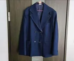 学生服風 ブレザー M ネイビー ダブルボタン コスプレ