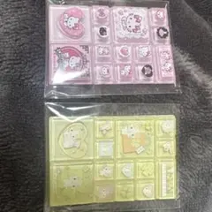 チャーミーキティ　ふわふわにゃんこ サンリオ　トレーディング　ミニタイルシール