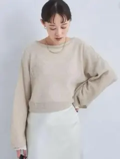 【greenlabelrelaxing】メッシュクロップド2wayプルオーバー