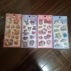 スパンコールパーティー シール　サンリオ 4枚セット