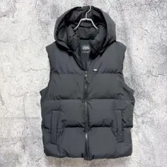 1*様 ZARA dnwr フード付き 中綿ベスト ブラック Mサイズ ダウン風