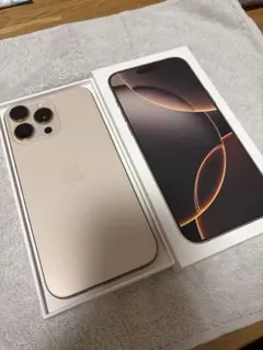 【極美品】iPhone 16 Pro Max 256GB +ガラスフィルム