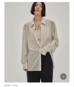 美品 Roundhem Velour Shirts TODAYFUL